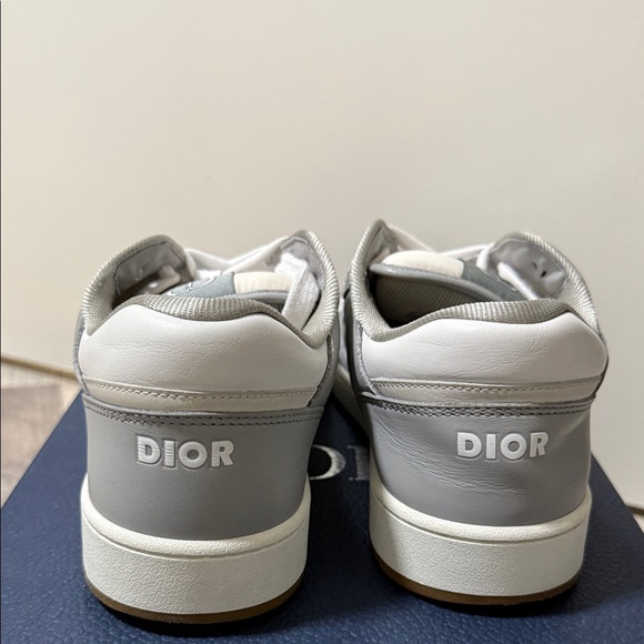 Dior Women's Gray and White Sneakers - Picture 3 of 7
